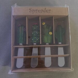 Cactus Spreaders Novelty Summer Cinco De Mayo Cute Charcuterie Butter